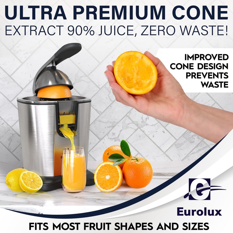 Eurolux Electric Citrus Juicer Power Pro - With 300 Watts