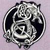 Viking Berserk Scandinavian Mythology Nordic Monster Wolf Embroidered Badge Iron