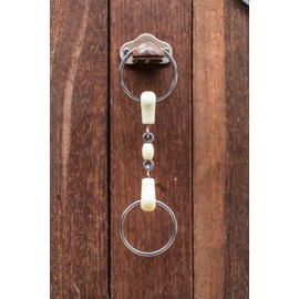 Equinate Water Snaffle with Apple Flavour 18 mm Double Broken 12.5 cm Anatomically Shaped Mouth-friendly Bit with Gentle Action Promotes Saliva Formation and Stimulates Chewing Activity