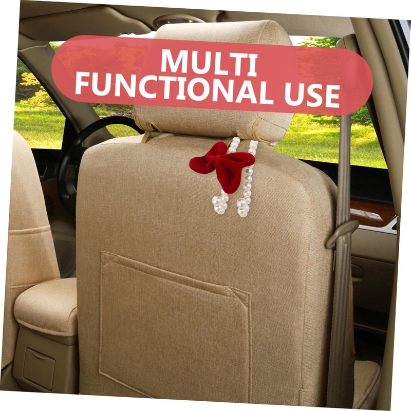 Gatuida Bow-Shaped Car Seat Back Hanger Seat Back Hooks Car