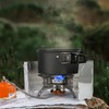 Odoland 6800W Windproof Camp Stove Camping Gas Stove with Windscreen,