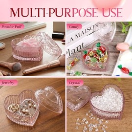 Borla para polvos corporales y contenedor Contenedor para polvos con borla Estuche de cristal Suave Lavable Reutilizable Terciopelo Rostro Cuerpo Maqu