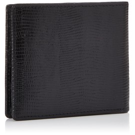 GORBE 1074 Italian Leather Smart Bifold Wallet, Black
