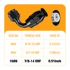 SYKRSS 10AN PTFE 90 Degree Hose End Fitting Aluminum 2