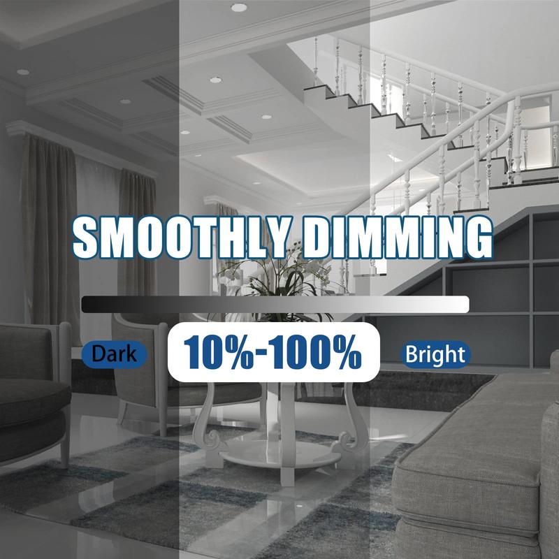 OUKEETO 3 Inch Led Recessed Light - 3000K/ 4000K/ 5000K