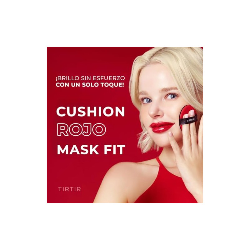 Tirtir Mask Fit Red Cushion Tono 22c Peach Beige Base