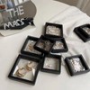 XIZHI Set of 10 Pcs Black Diamond Shape Display 3D
