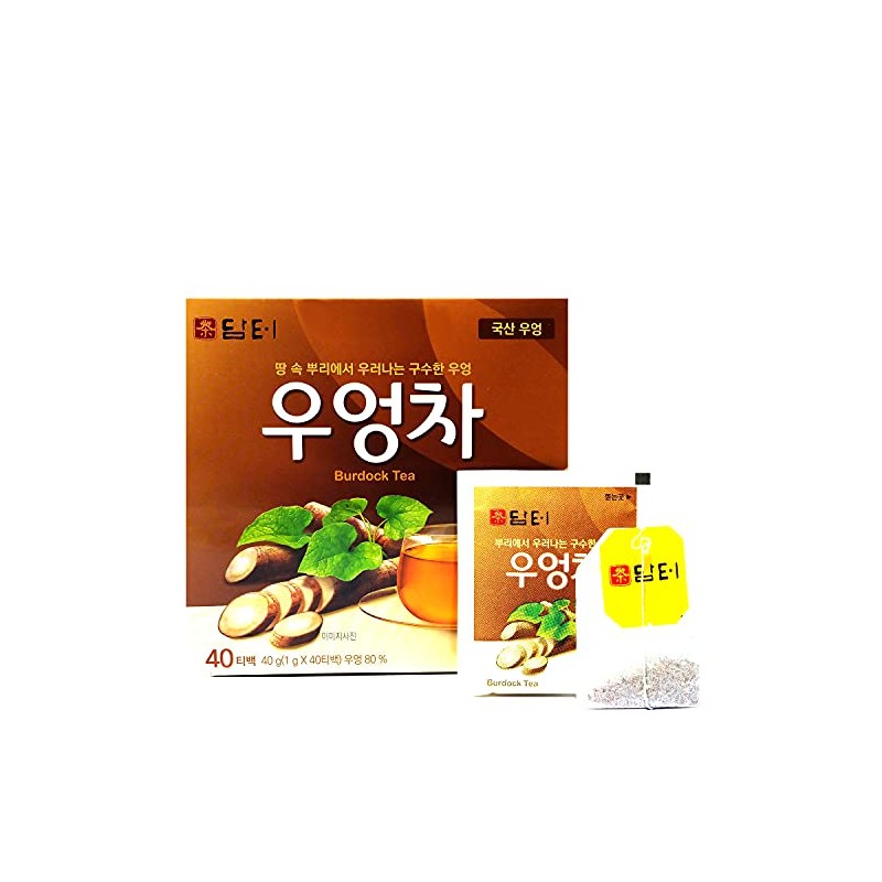 Damtuh Traditional Korean Tea Burdock Tea Bag (40 Tea Bag