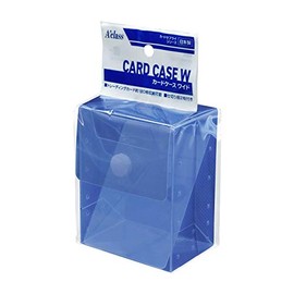 Card Case W Clear Blue W 3.0 x D 2.0 x H 3.9 inches (75 x 52 x 10