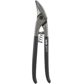 kwb Professional Tin Snips Right Cut, 260 mm, for Tight Curves, Designed to Cut Sheet Metal Max. 1.5 mm and Stainless Steel / V2A up to 1 mm