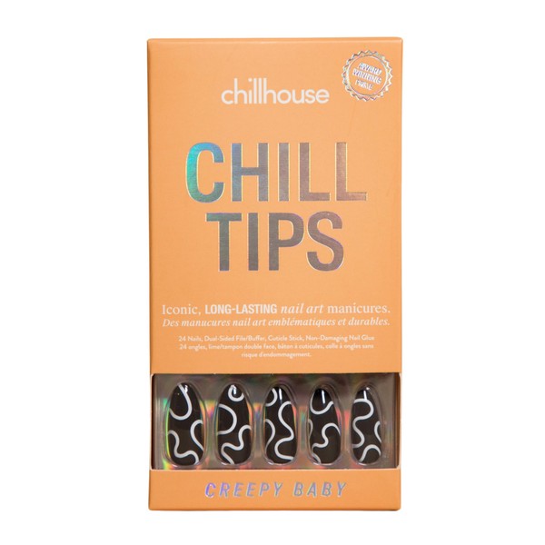 Chillhouse Chill Tips Signatures Press On Nails Kit, Creepy Baby