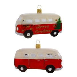 Hamburger Weihnachtskontor - Christmas Tree Decoration - VW Bus Merry Christmas