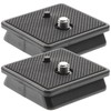 SUPVOX 2pcs 41mm Quick Release Plate for Camera Tripod Mount,