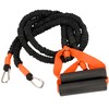 Belle Vous Exercise Resistance Bands with Handles (2 Pack) -
