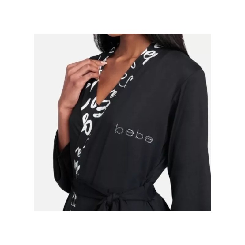 Bebe 3 Piezas Bata Short Blusa Pijama Logo Bebe T.m