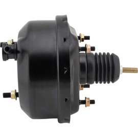 Single Diaphragm Power Brake Booster, 7 Inch, Black Finish