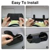 KINIVA Sunglasses Holder for Car Visor PU Leather Glasses Case