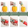 2-in-1 Pepper Corer and Jalapeno Corer Tool - Efficient Bell