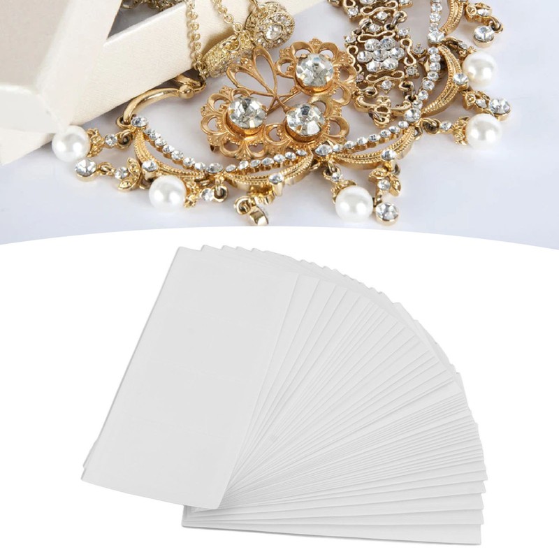 360Pcs Necklace Chain Adhesive Pouch Jewelry Display Bag Transparent PVC
