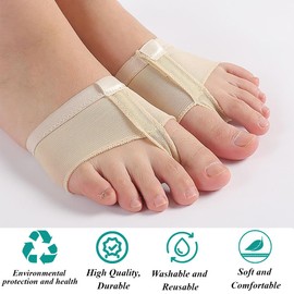 Clyhon Non-Slip Foot Pads Belly Socks Dance Paw Pad Practice Shoes Foot Toe Caps Shoes Half Sole Paw Pad Shoes Foot Thong Ballet for Women Ballet Belly Dance 2 Pairs Skin Colour M
