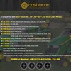 Dasbecan AM125172 Deck Gage Wheels Kit Compatible with John Deere