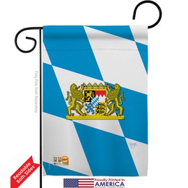 Nationality Bavaria Garden Flag Regional Nation International World Country Particular Area Small Decorative Gift Yard House Banner Double-Sided Made in USA 13 X 18.5