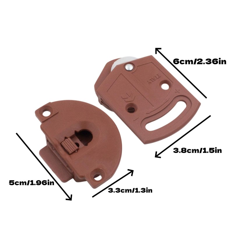 Wardrobe Rollers, Sliding Door Pulley, 6Pcs