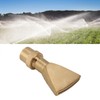 Fan Shaped Fountain Nozzle Copper Adjustable Uniform Water Spray Fan