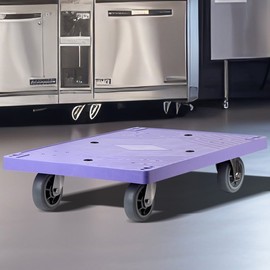 Purple Stainless Dolly Extra Large Heavy-Duty Cart Hand Carrier Portable Shopping Cart Purple Stainless Dolly Extra Large