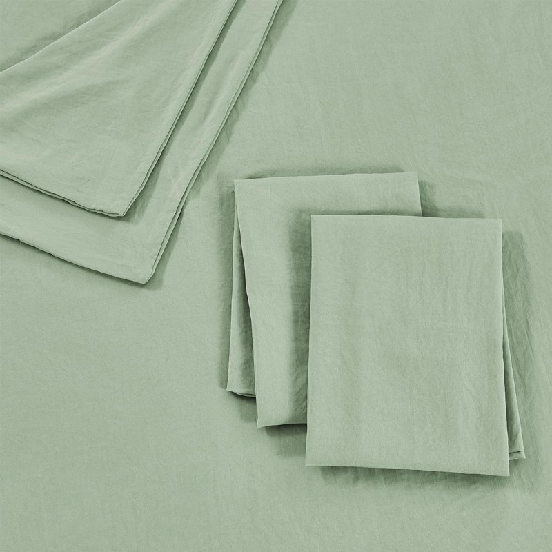 KASYLAN Duvet Cover Set - Washed Microfiber Bedding Set with