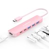 LENTION 6 en 1 Adaptador USB C a HDMI 4K60Hz,
