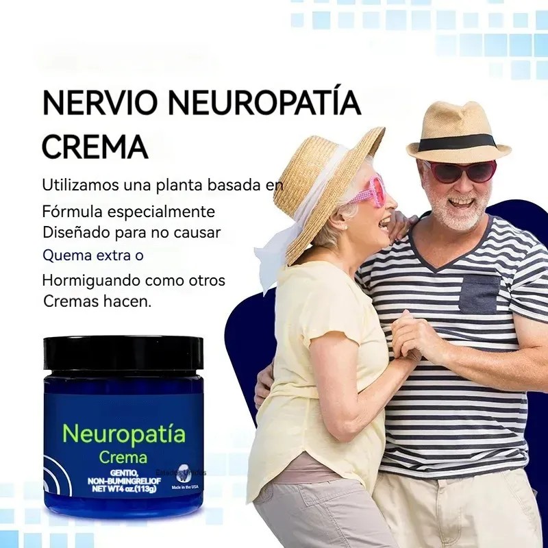 2pcs Crema For Aliviar Neuropatía Basic Extra Dermografo Azul Marino