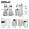 Reflective Running Hydration Vest for Sports – Lightweight Phone Storage