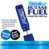 Turbo Blue 18 ml Butane Fuel Refill for Torch Lighters