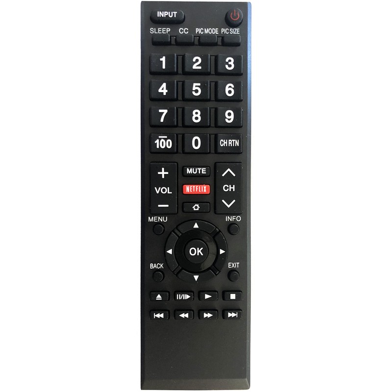 Universal Remote Control for All Toshiba TVs, LCD, LED, Smart,