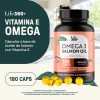 Omega Aceite Salmón Vitamina 180 Cápsulas Life360