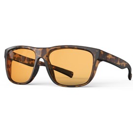 Bloomoak Gaming Glasses | Glasses with Blue Light Filter | Comfortable | Anti-Glare Protection Against Fatigue, Eye Overload | Computer, Screen, Phone, Light Amber - Frosted Tortoiseshell Frame