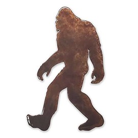 SQUATCH METALWORKS - Bigfoot Walking Magnet - Stone Tumbled - Design and Manufactured in The USA