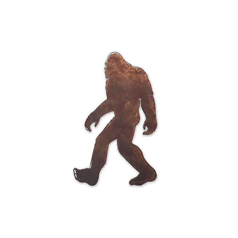 SQUATCH METALWORKS - Bigfoot Walking Magnet - Stone Tumbled -