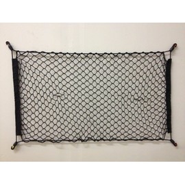 EACCESSORIES EA Rear Trunk Organizer Cargo Net for Mini Cooper S Salt 2014-2021– Floor Style Cargo Net for Hatchback - Premium Mesh Elastic Car Trunk Organizer – Compatible with Mini Cooper S Salt