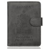 WALNEW RFID Blocking Passport Holder Travel Wallet Cover Case