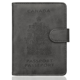 WALNEW RFID Blocking Passport Holder Travel Wallet Cover Case