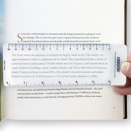 Carson MagniMark Fresnel 3x Power Page Magnifier with 6-Inch Ruler (MM-22)