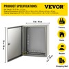VEVOR NEMA Steel Enclosure, 20 x 16 x 8'' NEMA