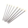 22Pcs Knitting Needles Stainless Steel Straight Single Pointed HandMade Wool