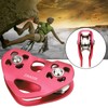 Zipline Trolley Kit with 25kN Carabiner Double Tandem Dual Pulley