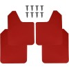 Dreamizer 4Pcs/Set For Ford Pickup Truck Red Wide Rally Mudflaps