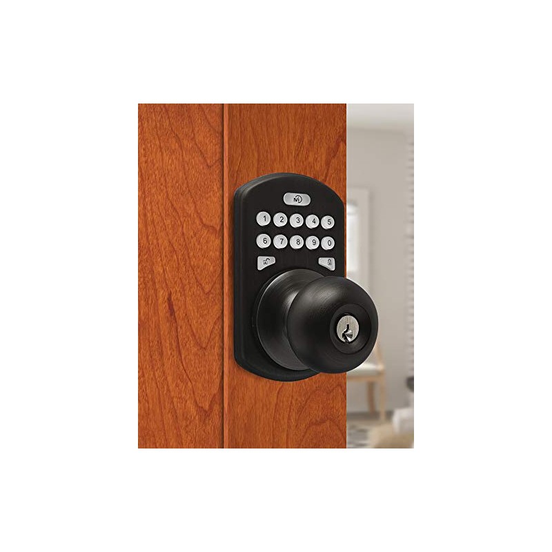 MiLocks CKK-02OB Titan Keyless Entry Door Lock - Deadbolt Smart
