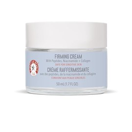 First Aid Beauty Crema reafirmante de colágeno con colágeno, péptidos y niacinamida – Hidratante facial antienvejecimiento para día y noche – 1.7 fl oz