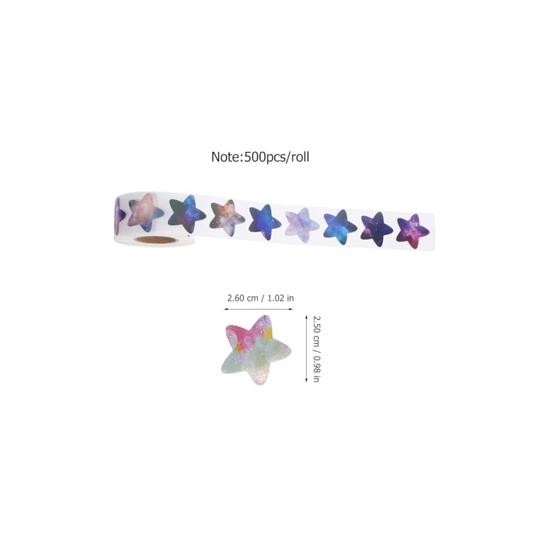 TEHAUX Pegatinas de Estrellas 1500 Piezas 2.5 cm Autoadhesivas –